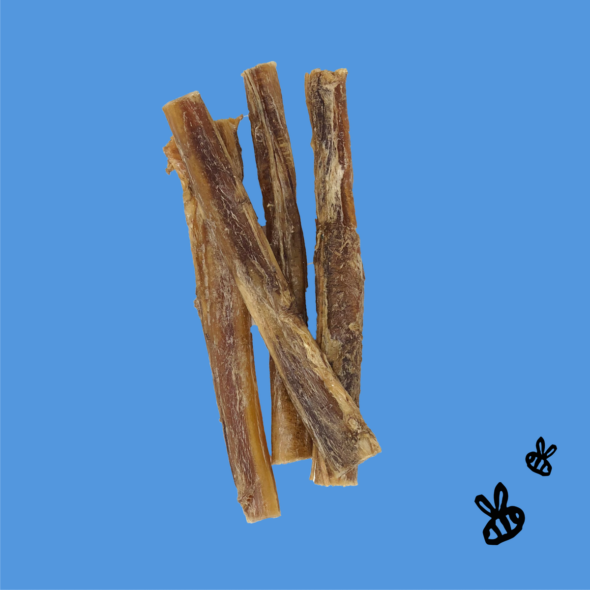 6" Buffalo Bully Sticks Dog Treats Honey I'm Home Treats