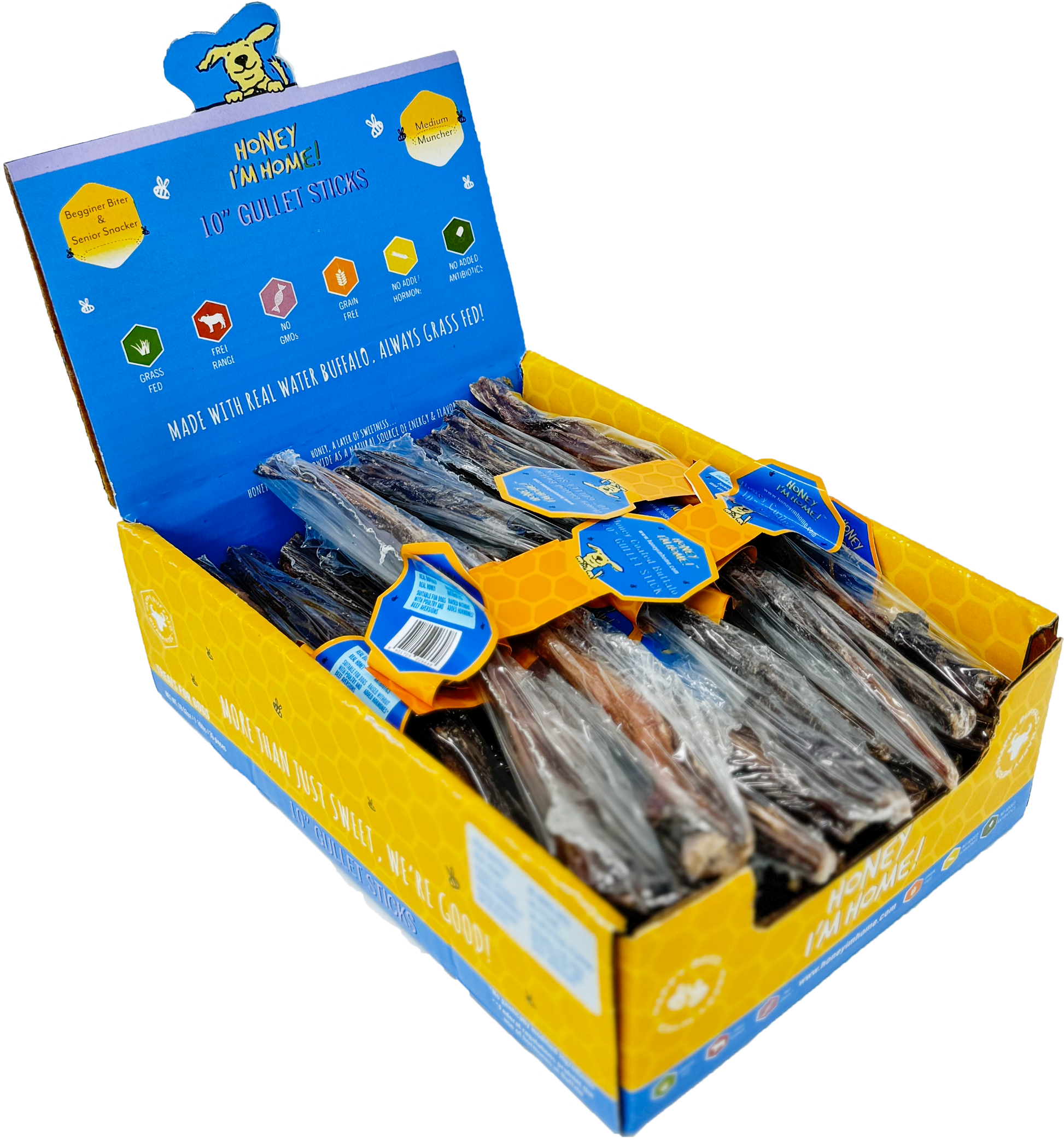 10" GULLET STICKS BULK - Honey I'm Home Treats
