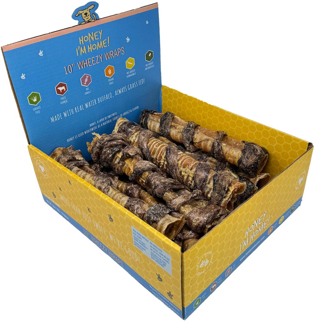 10" WHEEZY WRAPS BULK - Honey I'm Home Treats