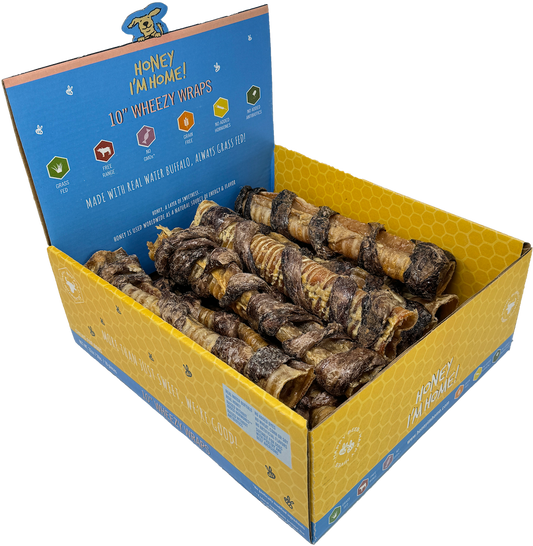 10" WHEEZY WRAPS BULK - Honey I'm Home Treats