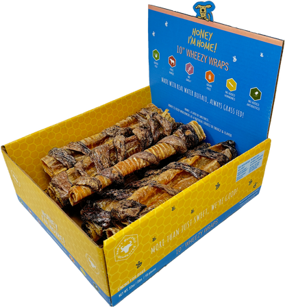 10" WHEEZY WRAPS BULK - Honey I'm Home Treats