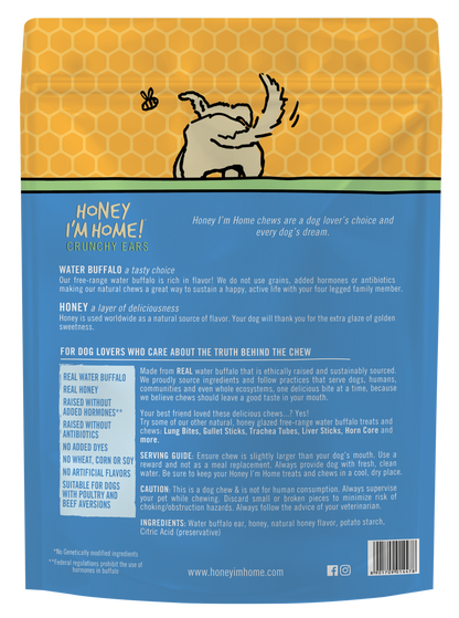 10 PACK CRUNCHY EARS - Honey I'm Home Treats