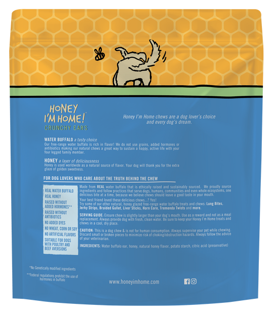 4 PACK CRUNCHY EARS - Honey I'm Home Treats