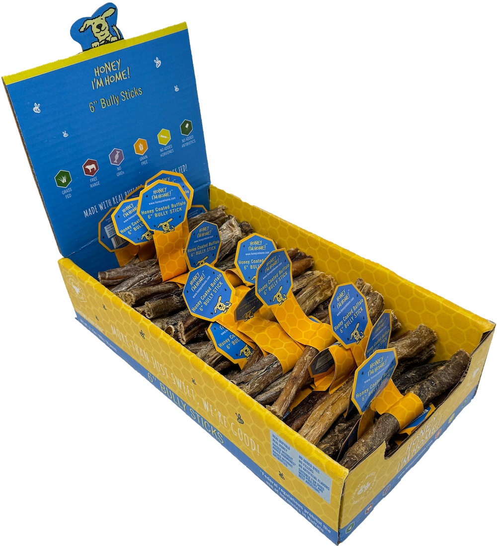 6 Bully Sticks for Dogs in Bulk