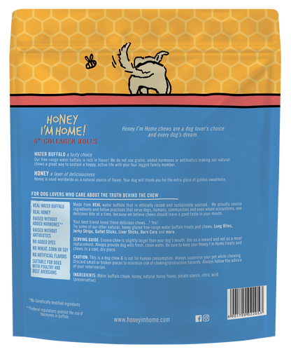6" COLLAGEN ROLLS - Honey I'm Home Treats