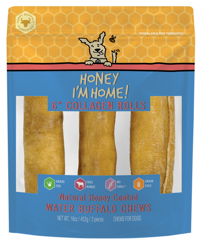 6" COLLAGEN ROLLS - Honey I'm Home Treats