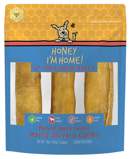 6" COLLAGEN ROLLS - Honey I'm Home Treats