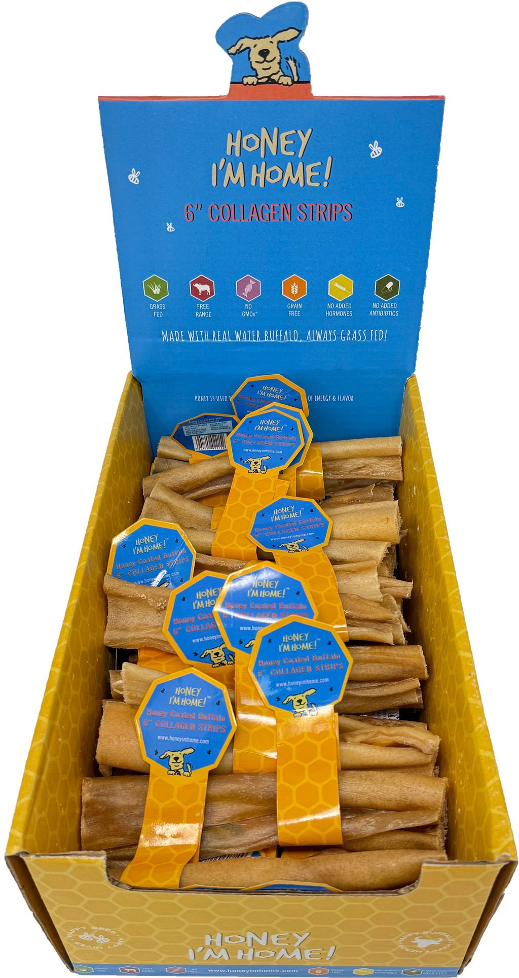 6"  COLLAGEN STRIPS BULK