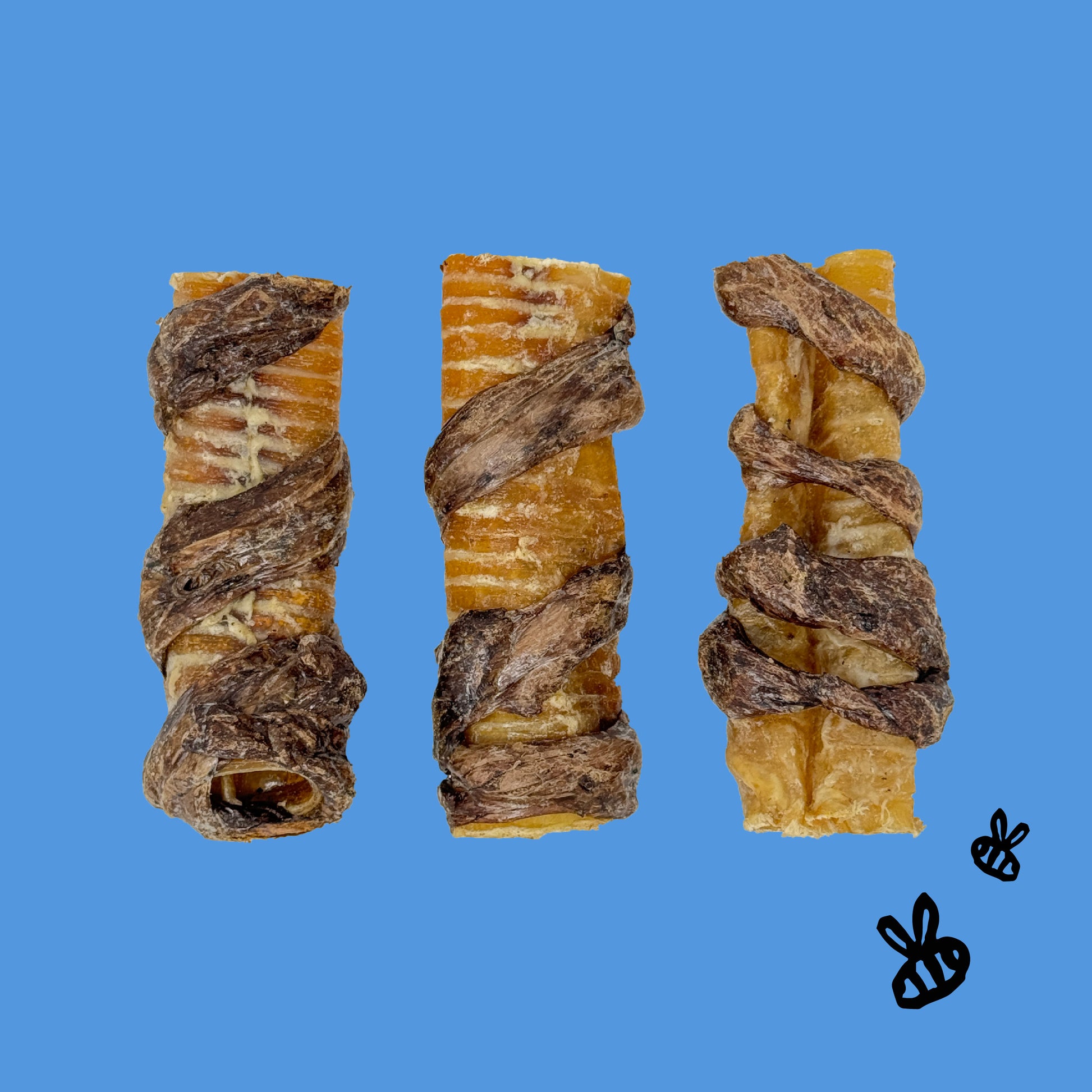 6" TRACHEA WHEEZY WRAPS - Honey I'm Home Treats