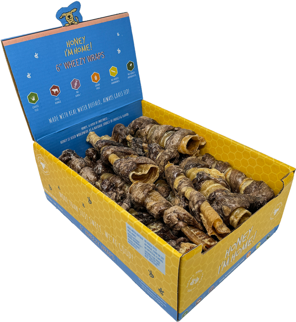 6" WHEEZY WRAPS BULK - Honey I'm Home Treats