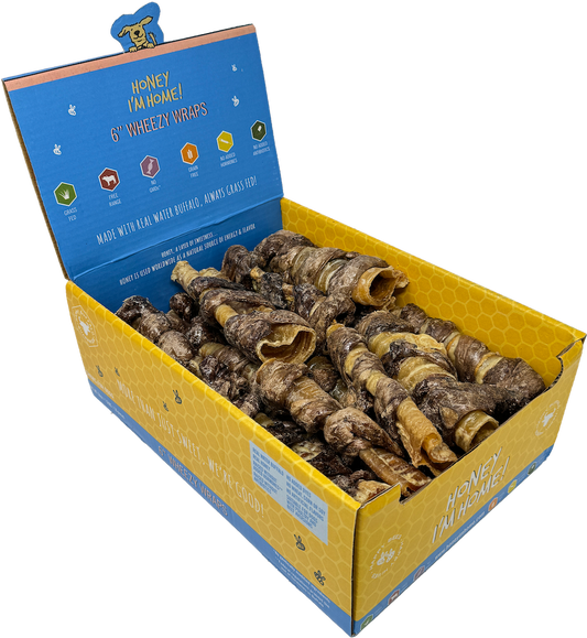 6" WHEEZY WRAPS BULK - Honey I'm Home Treats