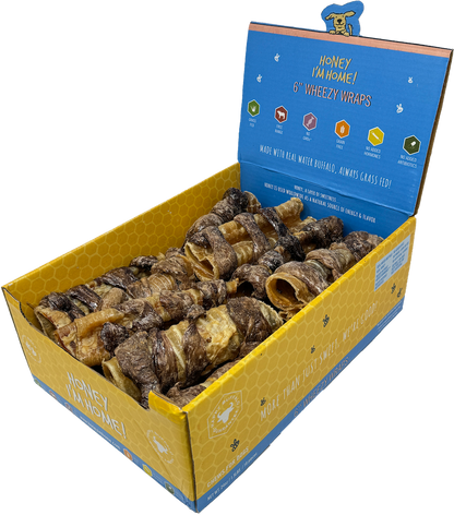 6" WHEEZY WRAPS BULK - Honey I'm Home Treats