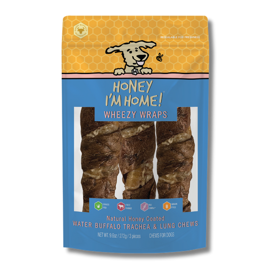 10" TRACHEA WHEEZY WRAPS - Honey I'm Home Treats