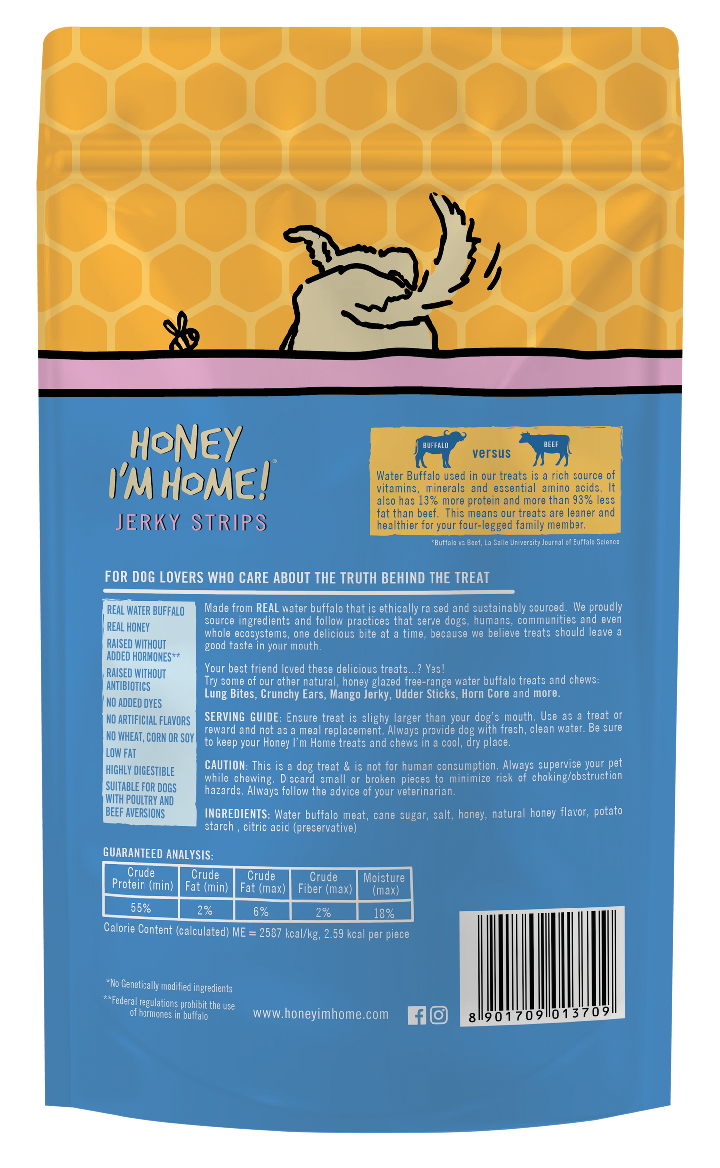 JERKY STRIPS - Honey I'm Home Treats