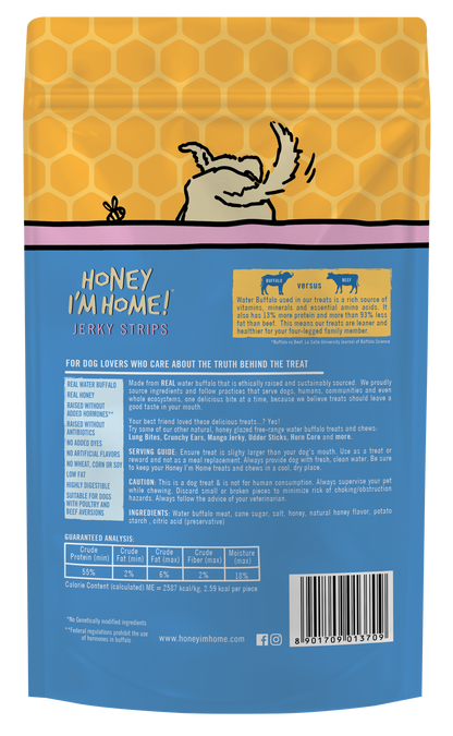 JERKY STRIPS - Honey I'm Home Treats