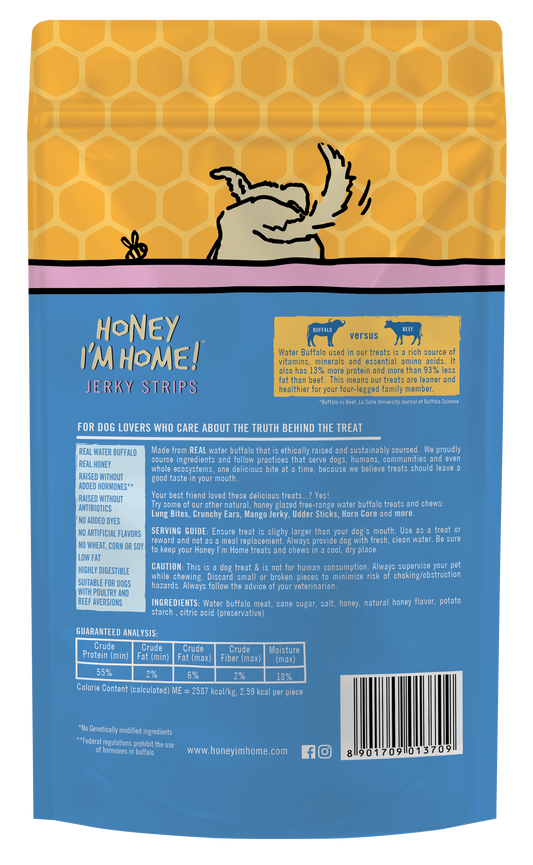 JERKY STRIPS - Honey I'm Home Treats