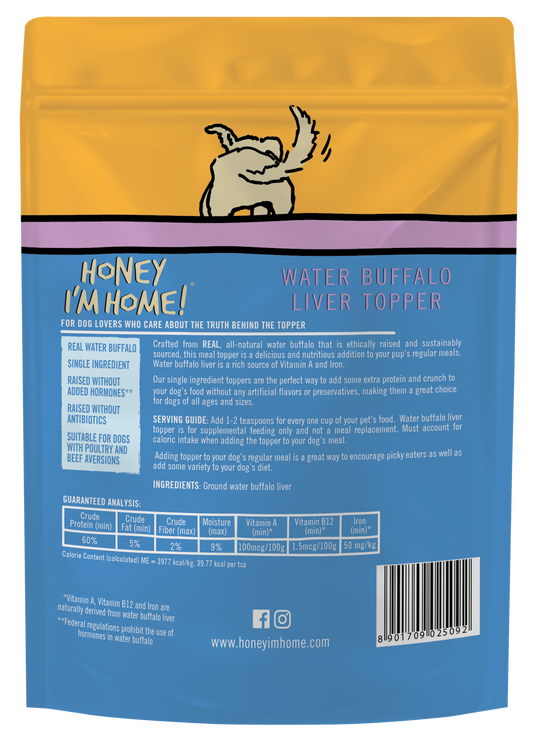 LICKETY LIVER MEAL TOPPER - Honey I'm Home Treats