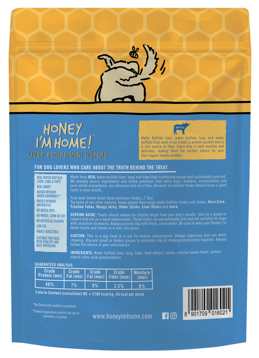 LIVER RECIPE MINI WAFERS - Honey I'm Home Treats