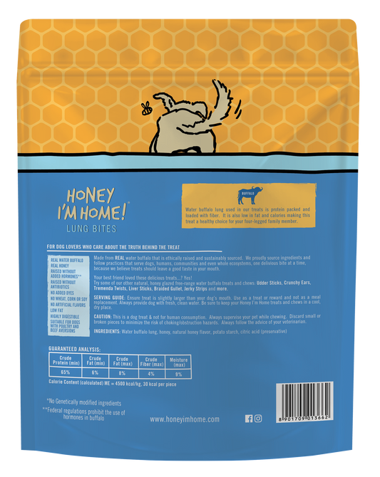 LUNG BITES - Honey I'm Home Treats