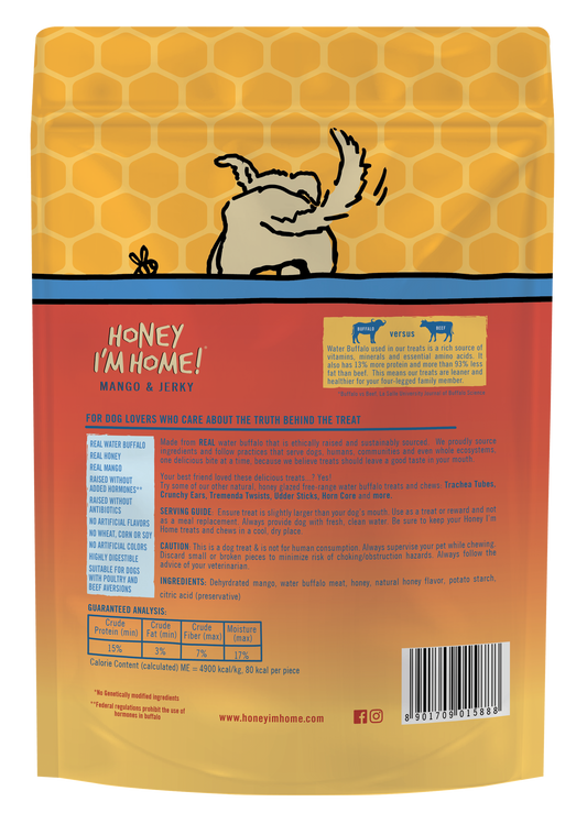 MANGO JERKY - Honey I'm Home Treats