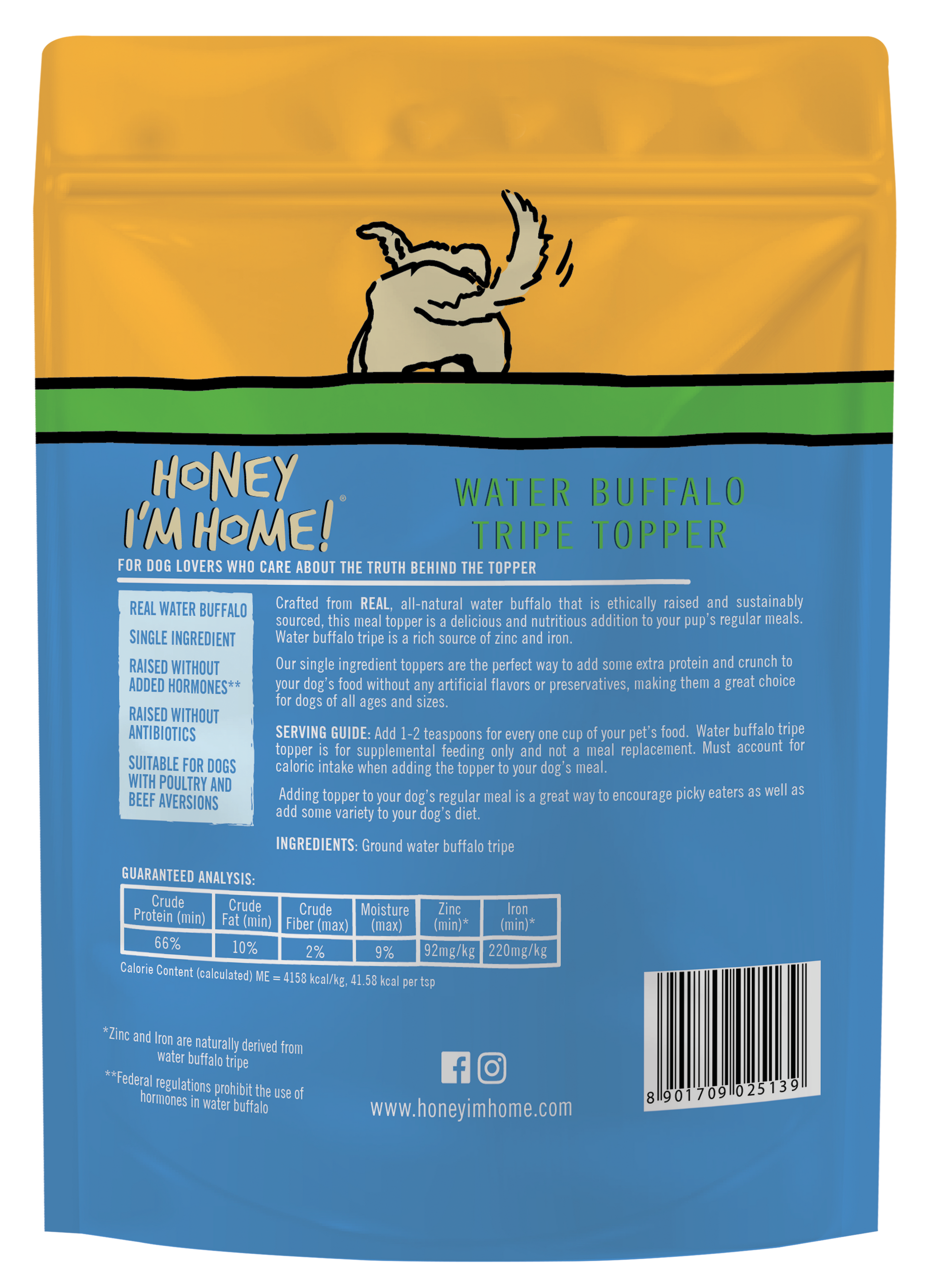 TERRIFICALLY TRIPE MEAL TOPPER - Honey I'm Home Treats