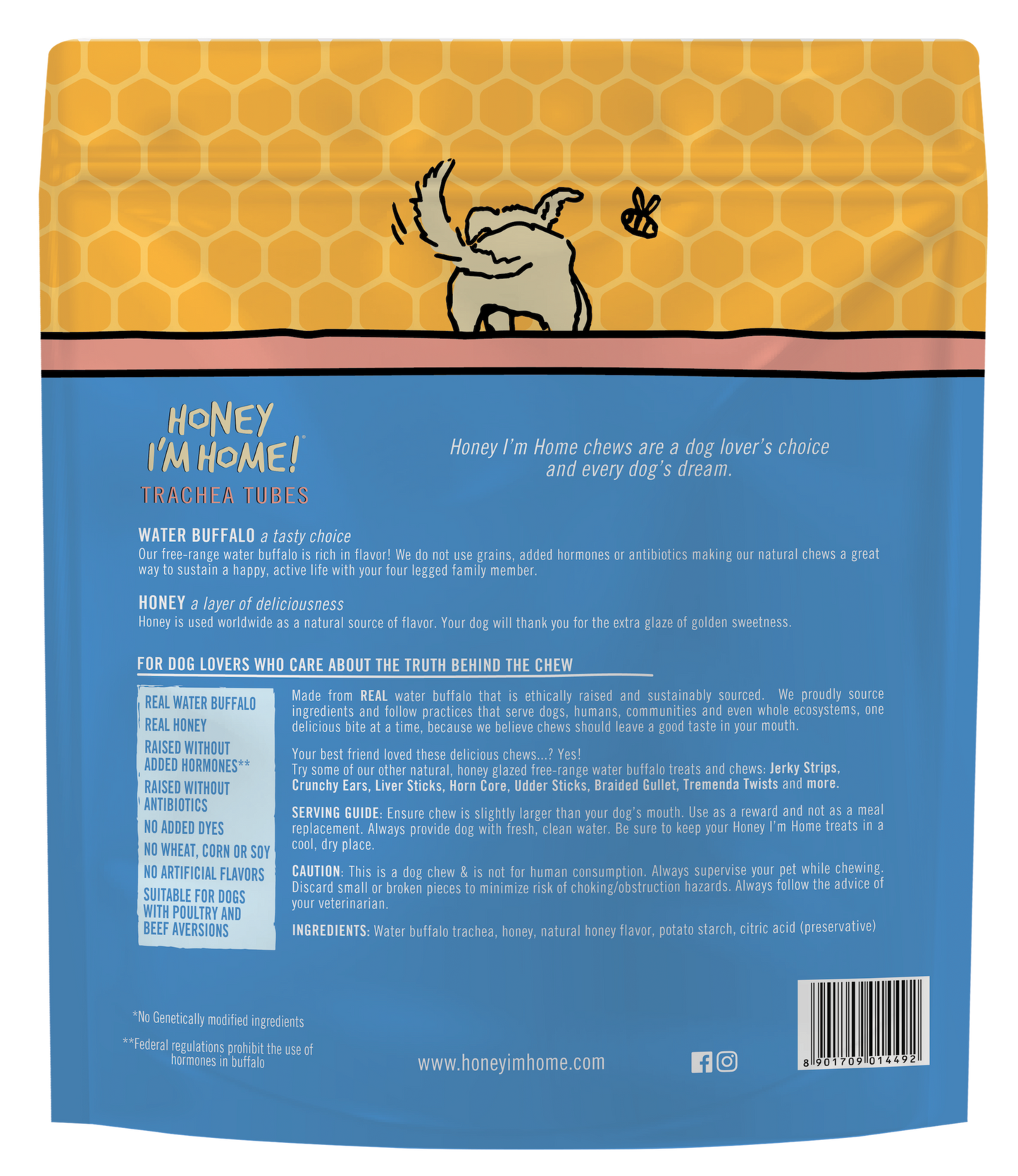 TRACHEA TUBES - Honey I'm Home Treats