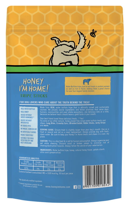 TRIPE STICKS - Honey I'm Home Treats