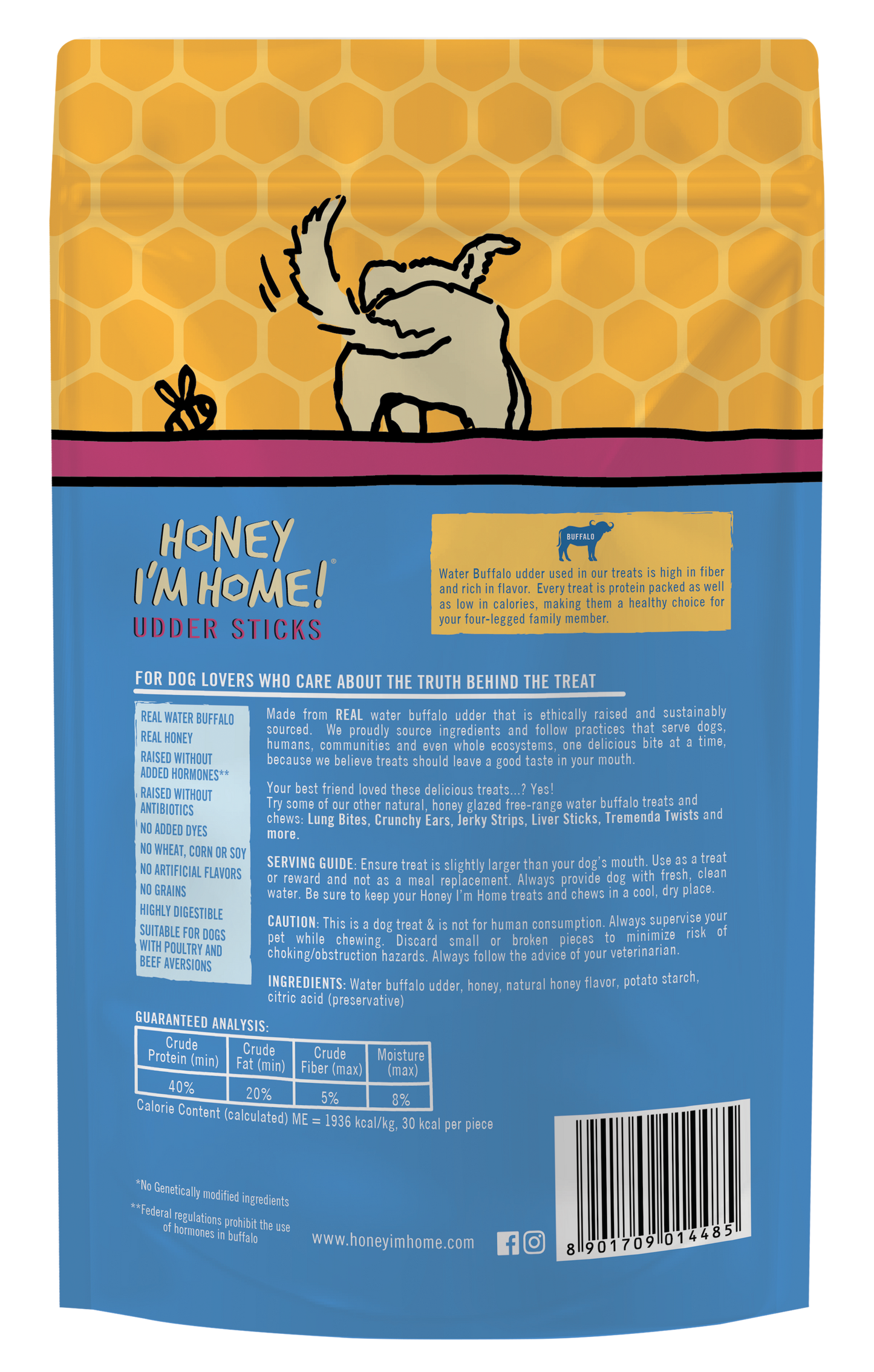 UDDER STICKS - Honey I'm Home Treats