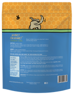 Back of package with ingredients and benefits.