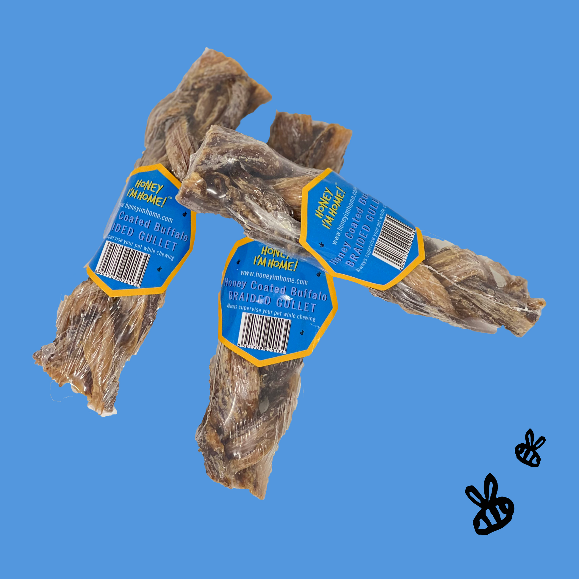 BRAIDED GULLET BULK - Honey I'm Home Treats