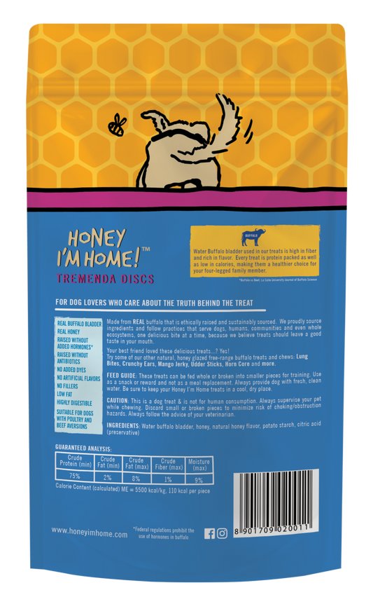 back, bright yellow and blue 3.53 oz pkg, ingredients on right, benefits on left